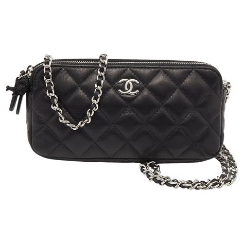 chanel double zip|Chanel handbags on chain.